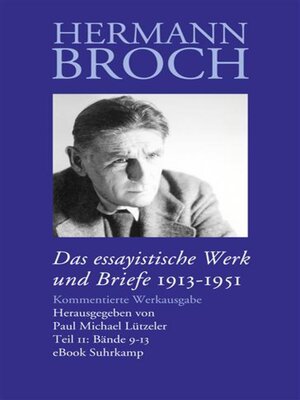 cover image of Das essayistische Werk und Briefe